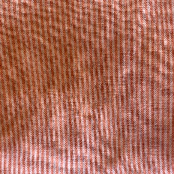 Handmade Peach/Blue Cotton Kitten Print Ruffle Apron Cottage OS - Picture 12 of 16